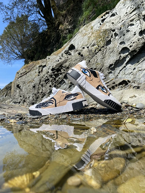 sneakers Regard bleu